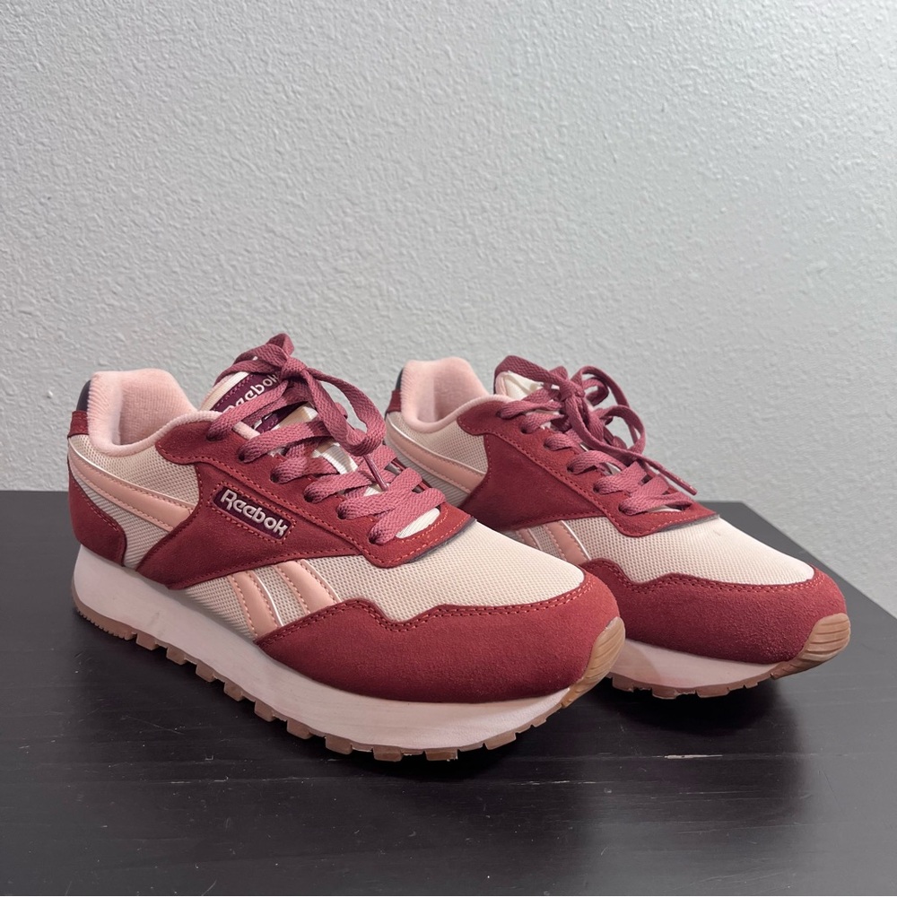 Reebok Classic Renaissance Sneakers Mauve Pink Maroon (rust) Women's Size 8.5 - Picture 3 of 14